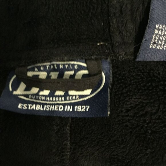 Dutch Harbor Gear Rain Jacket Women's Sz Large Softshell Fur-Trim Hooded Black - Picture 9 of 12